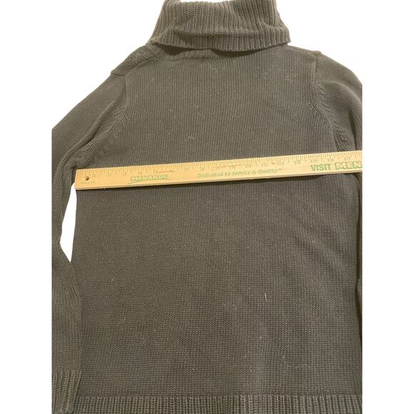 KIKIT Sweater - Gray Long‎ Sleeve Turtleneck in 100% Cotton, Size S - Picture 4 of 4